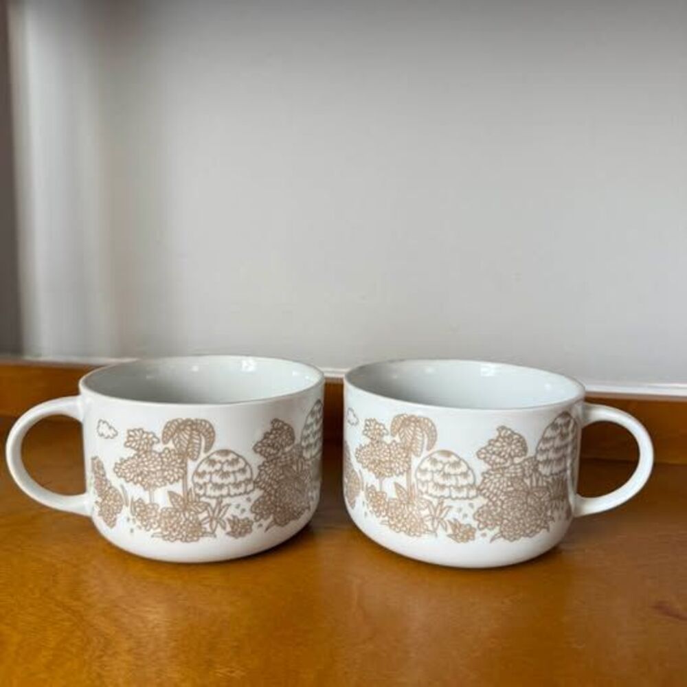 Vintage Set of 2 Toscany Bali Mugs - Japan